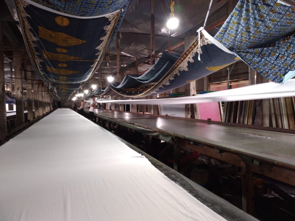 Proses Produksi Batik Bahan Rayon